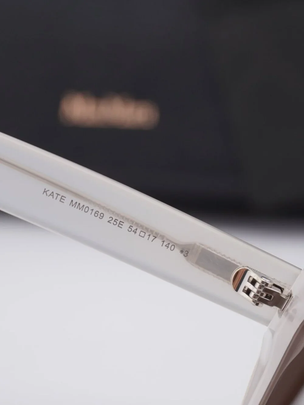 Max Mara MM0169 25E Kate Cat Eye Sunglasses - Ivory/Brown